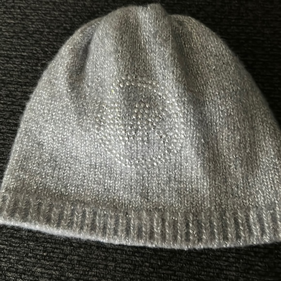 Michael Kors Other - Michael Kors Girls Silver Shimmer Hat